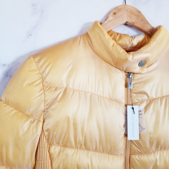 VIA SPIGA Gold Puffer Jacket - Picture 6 of 16